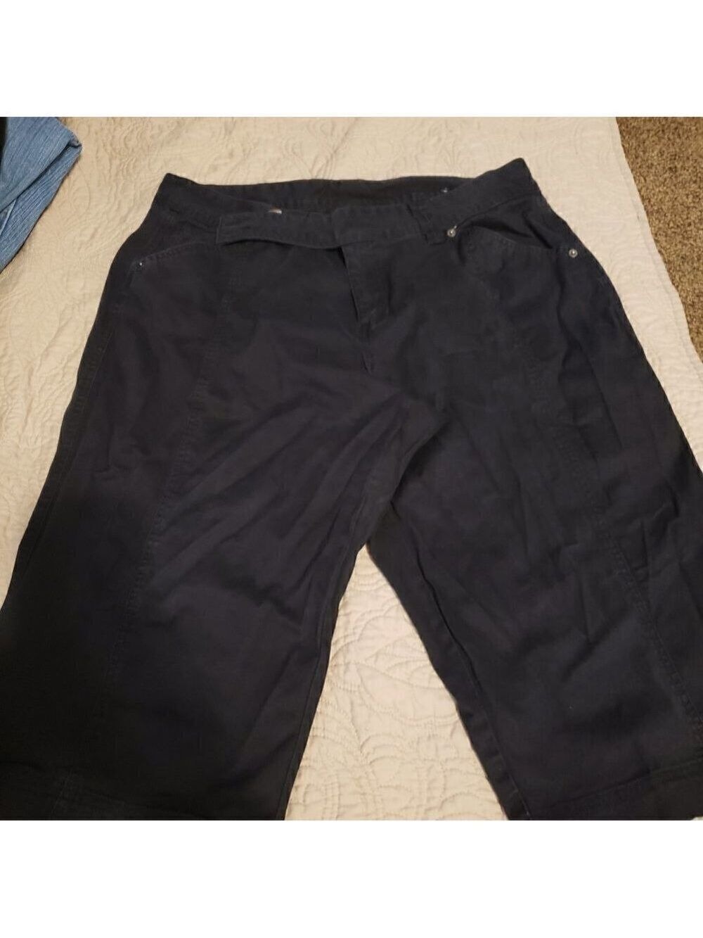 Venezia Bermuda/Skimmer Black Shorts